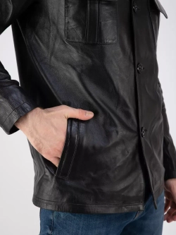 Куртка весна кожаная натуральная