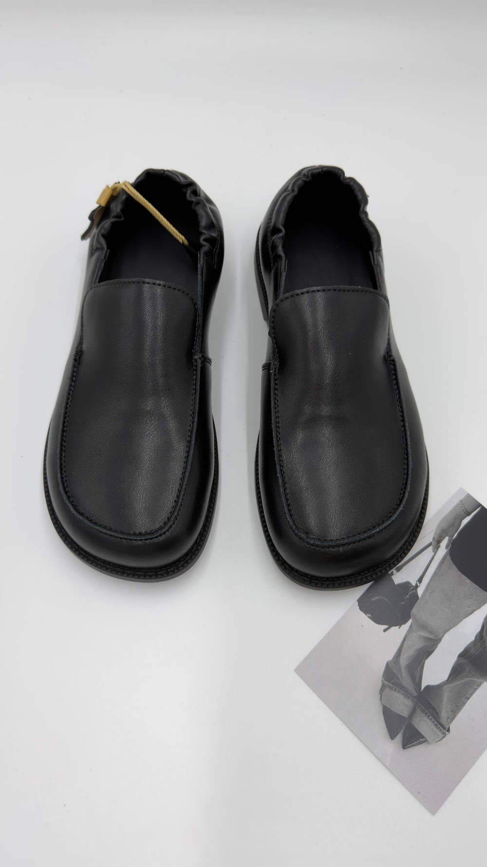 Туфли женские натуральная кожа артикул 5507-1 цвет "чёрный"