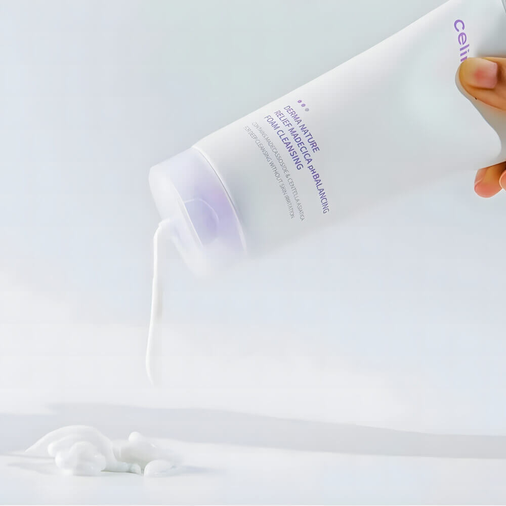 Celimax Derma Nature Relief Madecica pH Balancing Foam Cleansing, 150ml Пенка для лица слабокислотная очищающая, 150 мл