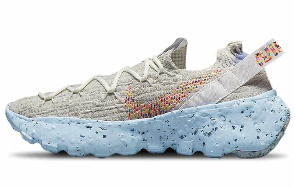 Кроссовки Nike Space Hippie 04 "White Multi" (Женская размерная сетка)