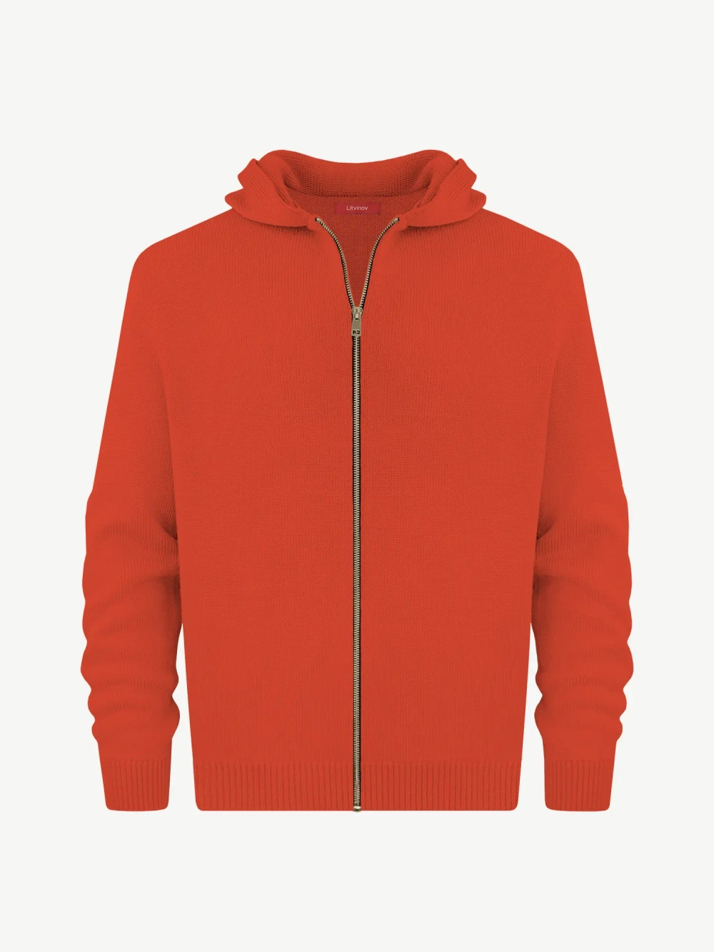 Толстовка на замке из хлопка