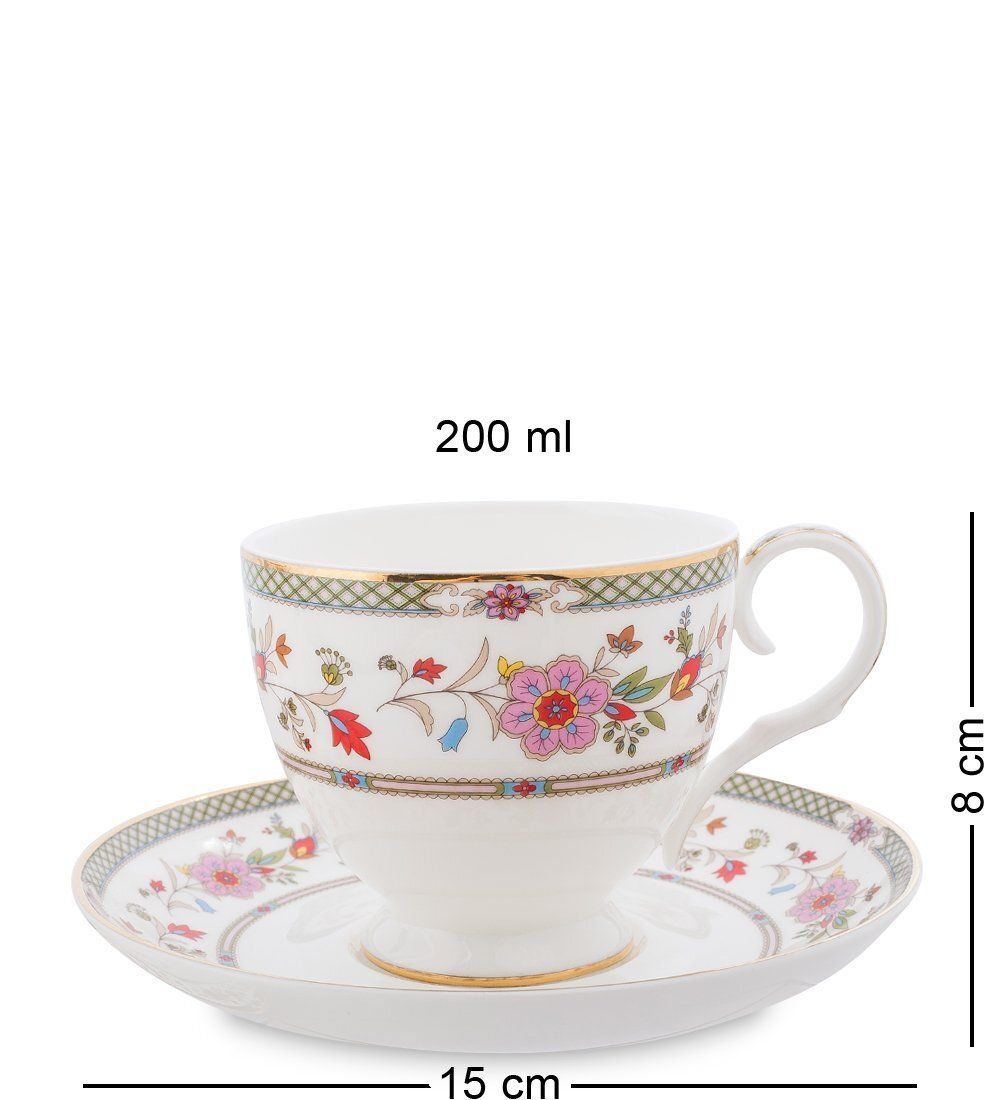 Pavone JK-209 Чайный сервиз 22 пр. на 6 перс. «Милано-Мариттима» (Milano Marittima  )