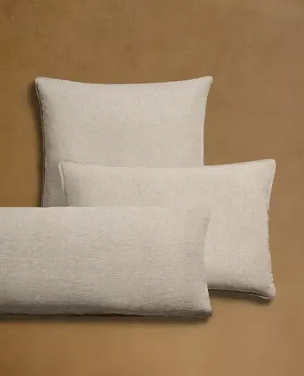 ZARA HOME ЛЬНЯНАЯ НАВОЛОЧКА, СВЕТЛО-БЕЖЕВЫЙ