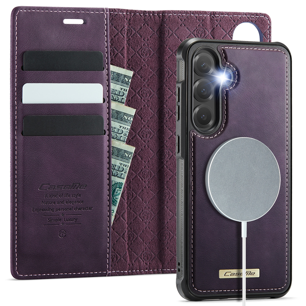 Чехол-кошелек CaseMe 2 in 1 MagSafe Samsung Galaxy S24