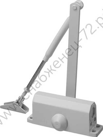 STAYER MAXComfort до 80 кг, белый серебро, дверной доводчик (37916-80)