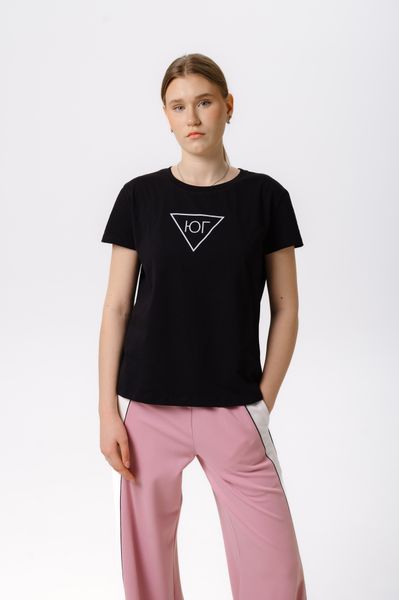 Черная принт "ЮГ"