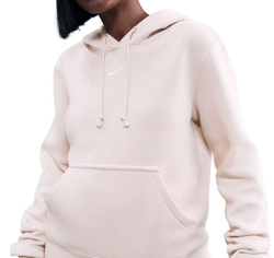 Женская Кофта теннисная Nike Sportwear Phoenix Fleece - sail red/sail