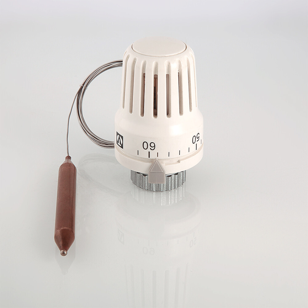 Термостатическая головка с выносным погружным датчиком 20–62 °С, 2 м