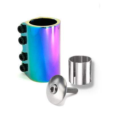 Хомут Fahrenheit 4 болта, SCS 31.8/34.9, неохром