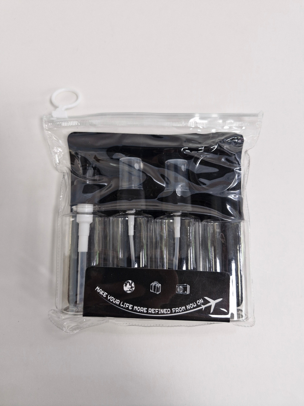 Дорожный набор 5 ёмкостей ЧЕРНЫЙ