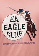 Emporio Armani Футболка с принтом - Розовый