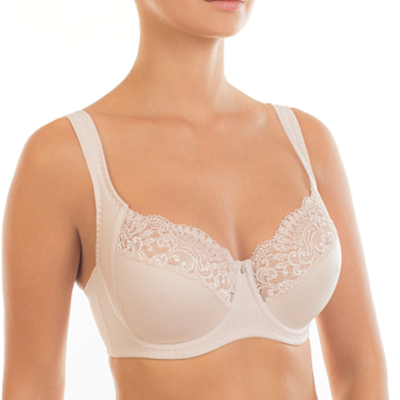 Бюстгальтер Мягкая чашка Серебристый пион Прибалтика