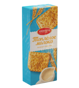 ПЕЧЕНЬЕ АКФ САХАРНОЕ СО ВКУСОМ ТОПЛЁНОГО МОЛОКА 310ГР