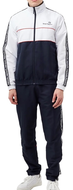 Мужской теннисный костюм Sergio Tacchini Nastro Tracksuit - navy/white