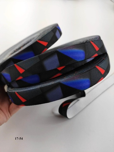 КРАСНЫЙ-СИНИЙ резинка боксерная принтованная