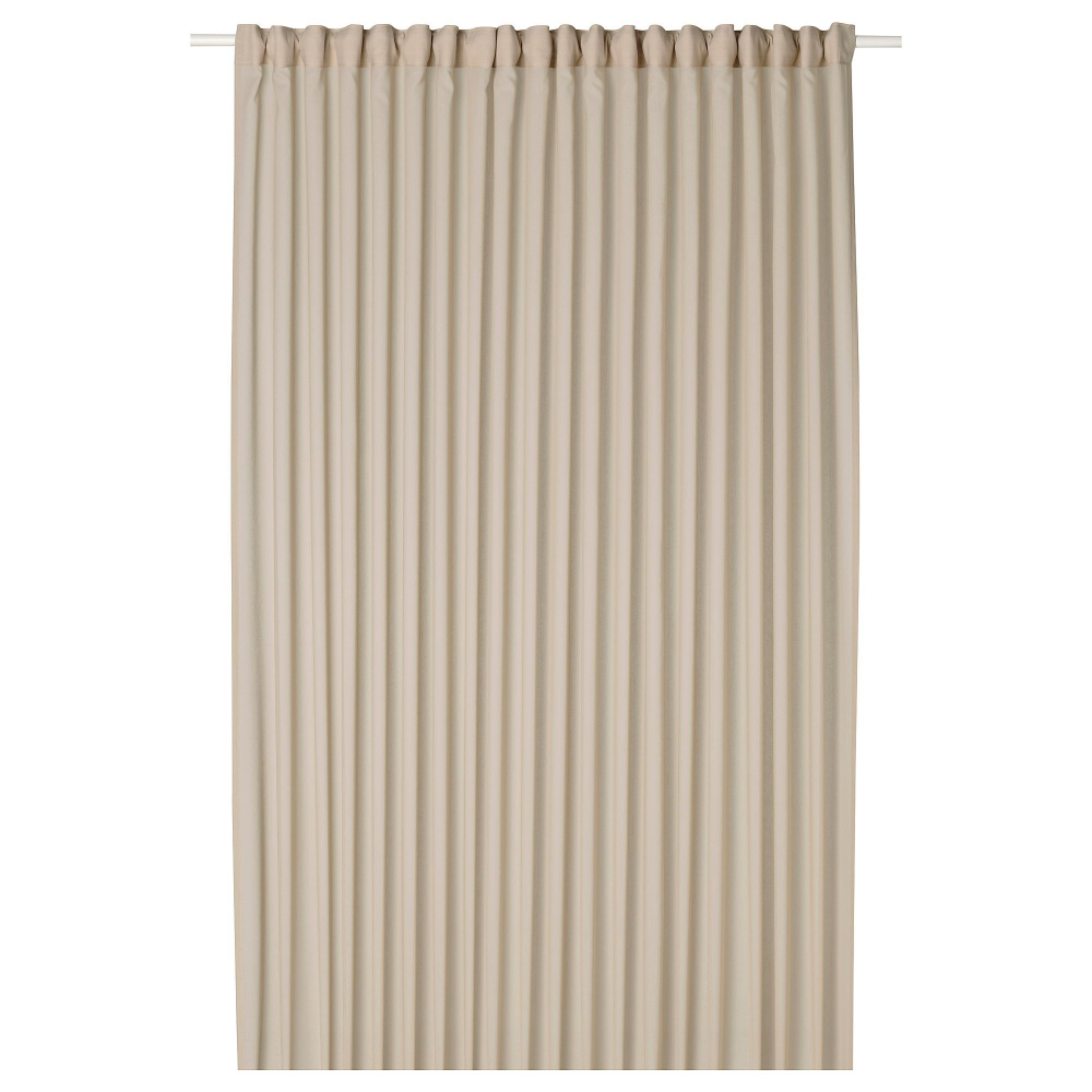 Шторы IKEA ROSENROBINIA (РОЗЕНРОБИН), Бежевый, 300x250 см