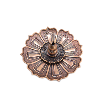 Подставка под благовония Лотос цвет медный, металл силумин