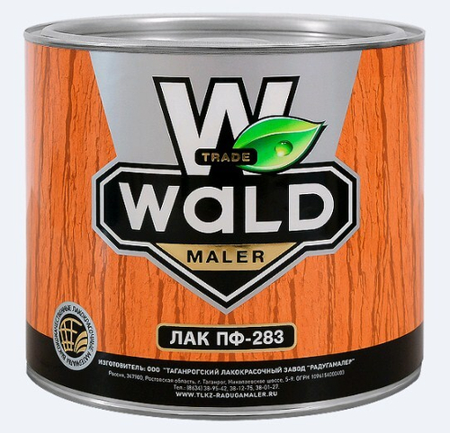Лак ПФ-283 гл.бесцвет. WALD  0,9кг  РАДУГА