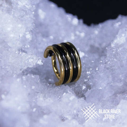 Кликер SJ 548 PVD Yellow & Black 1.2мм