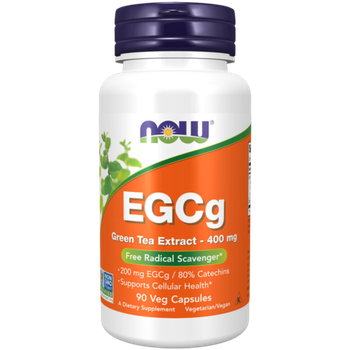Now Foods EGCg 400 mg 90 veg capsules, Экстракт зелёного чая