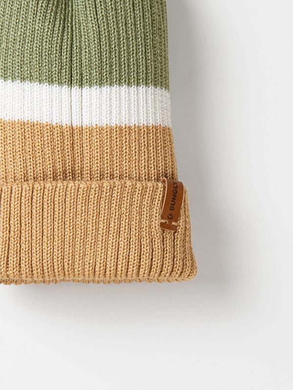 Шапка тыква из смесовой шерсти однослойная Колор блок 