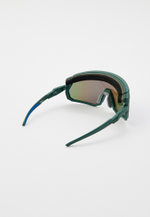 Спортивные очки HILX Samurai / Matt Solid Seaweed Green / Green Polarized Lens + Clear Lens