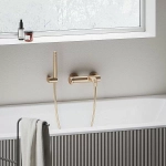 Смеситель для ванны Ravak Eleganta X070367 розовое золото