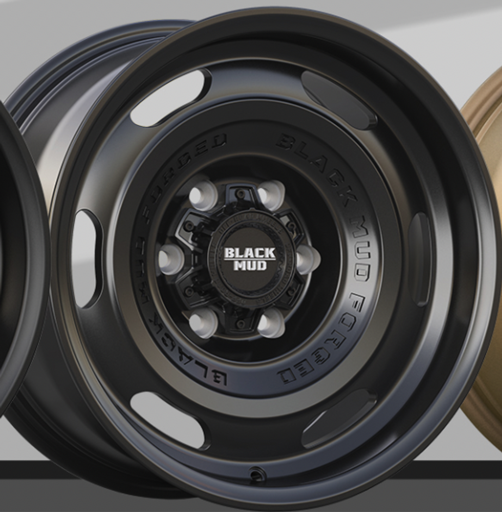 Диск колесный, кованый rt520 R17 8,0 ЕТ0 Black Mud Wheels Gun Gry