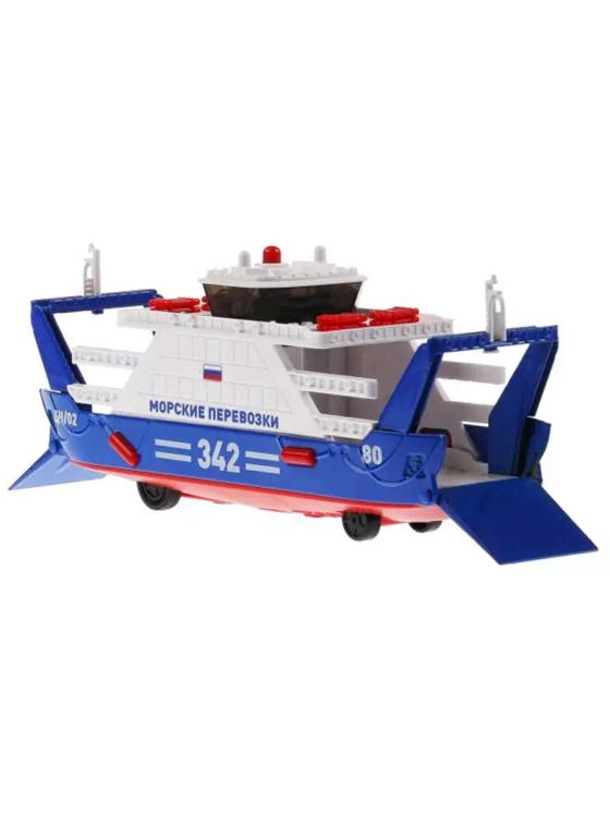 Игрушечный транспорт Пассажирский паром звук свет 17 см