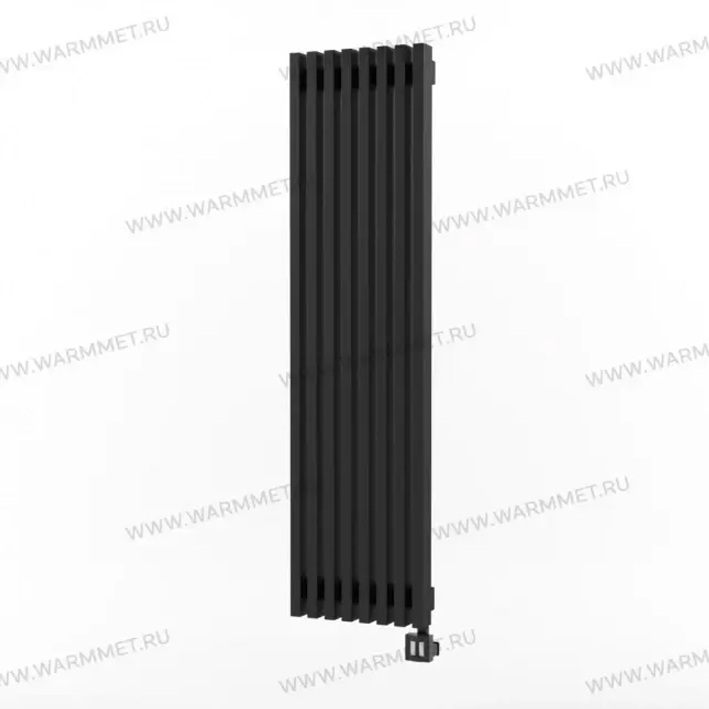 Радиатор WARMMET электрический настенный вертикальный Luxe 60VE ЧЕРНЫЙ RAL9005
