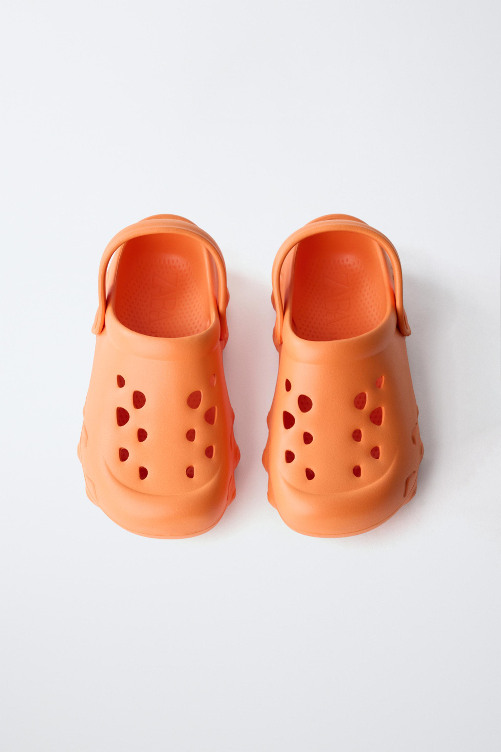 ZARA СПОРТИВНЫЕ САБО С РЕЗИНОВЫМ ПОКРЫТИЕМ, ОРАНЖЕВЫЙ