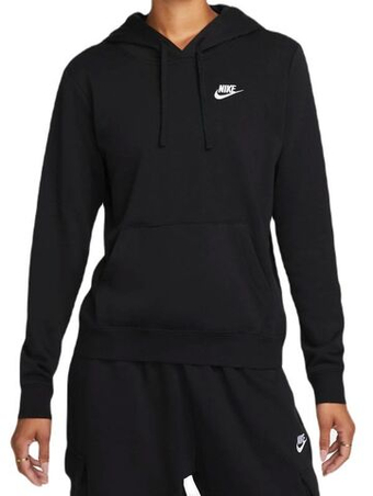 Женская Кофта теннисная Nike Sportswear Club Fleece Pullover Hoodie - черный