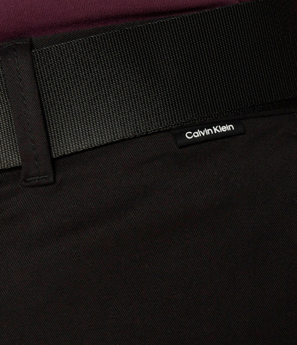 Чиносы + пояс MODERN TWILL Calvin Klein - черный(K10K110979)