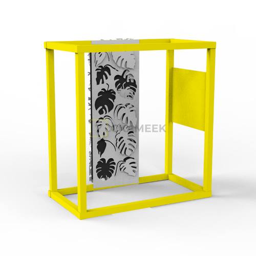 Пергола с декоративным панно