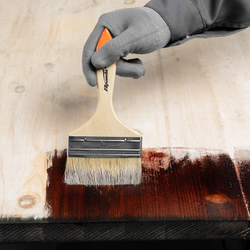 Кисть плоская Slimline 4" (100 мм), натуральная щетина, деревянная ручка Sparta