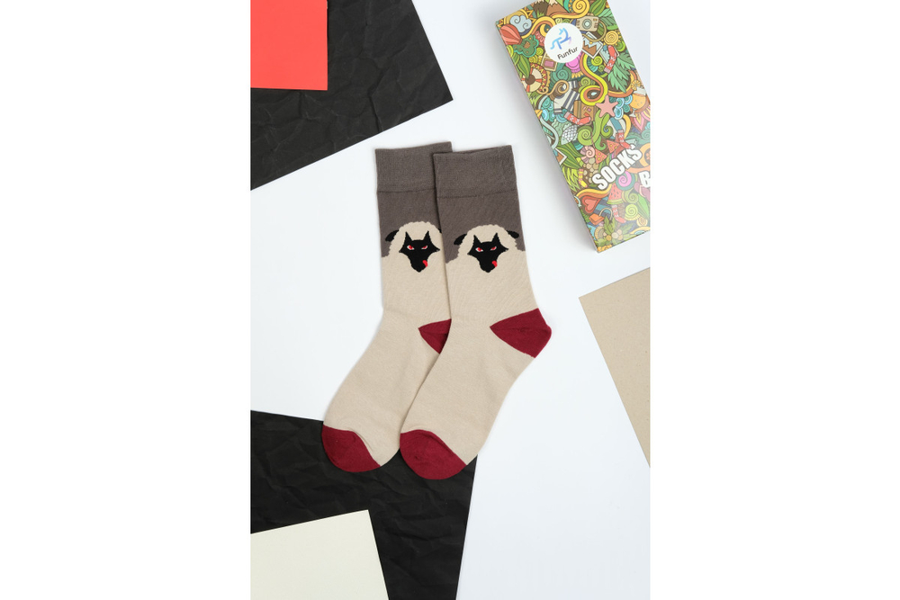 Носки Funfur Wolf в наборе 5 пар