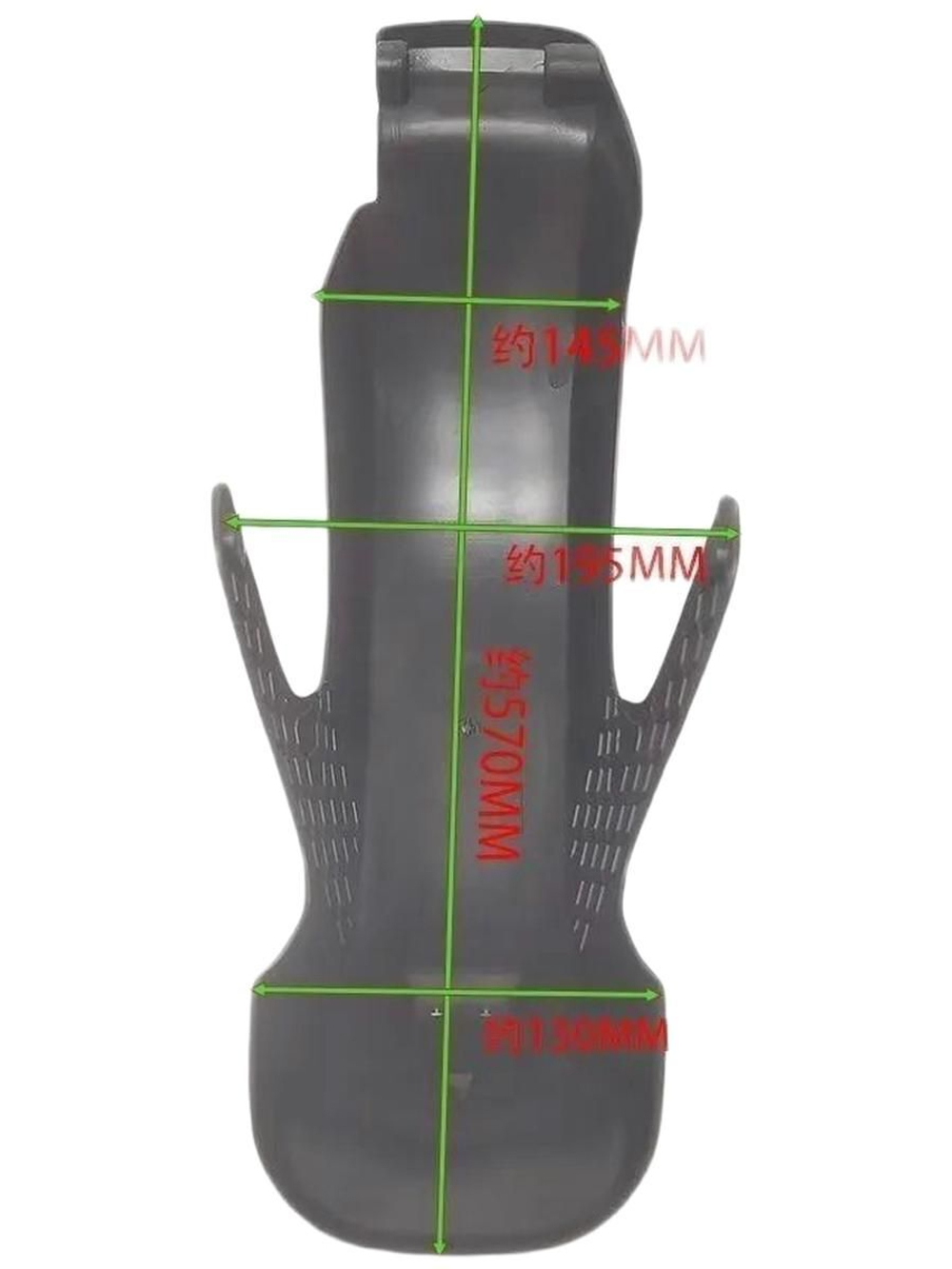 Крыло заднее черное для электровелосипеда U2