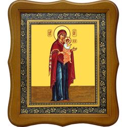Косинская Моденская икона Божьей Матери на холсте.