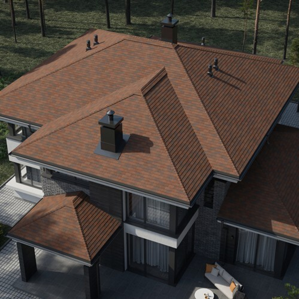 Черепица битумная гибкая Tegola COMFORT CAPRI Legno 447