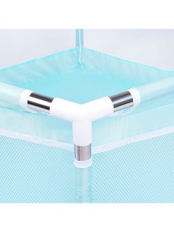 Манеж детский шестигранный (113*130*65) цвет бирюзовый (М8-4)