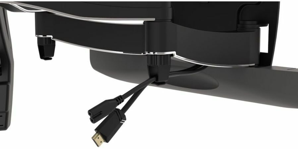 Кронштейн для телевизора HAMA Fullmotion TV Premium, 37-90", настенный (00118057)