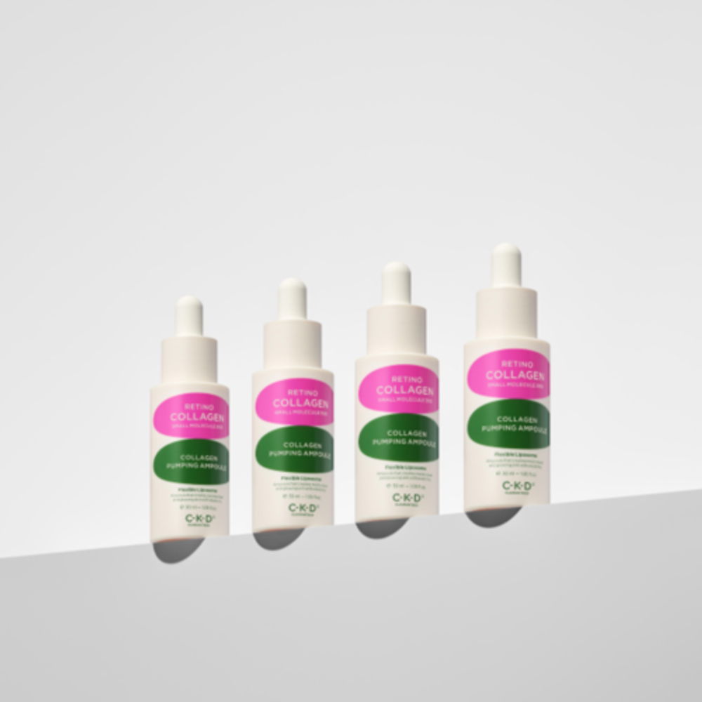 CKD Лифтинг-ампула для лица - Retino collagen small molecule 300 collagen pumping ampoule, 30мл