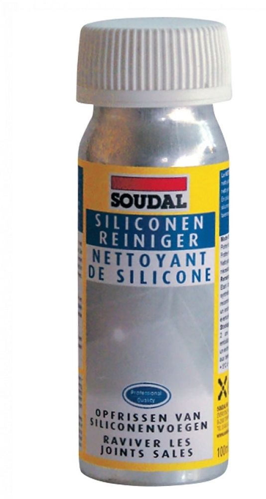 Очиститель силикона Soudal  100мл  104452  (зеленая полоса)