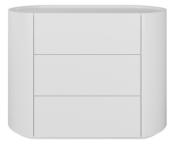 Комод Lagom 3 ящика ширина 100 см (белый)