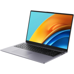 Ноутбук Huawei 16" MateBook D 16 , IPS, Intel Core i7 12700H 2.3ГГц, 16ГБ, 512ГБ SSD, Intel Iris Xe graphics , Windows 11 Home, 53013ESY, серый
