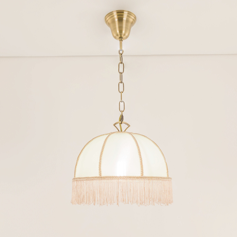 Citilux Базель CL407111 Подвесной светильник с бежевым абажуром