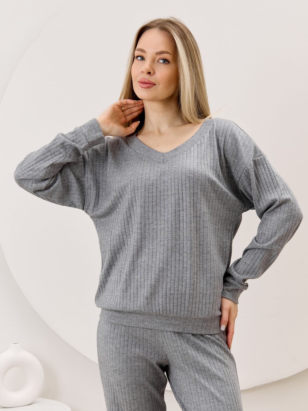 Джемпер Эвила-3 Виотекс СЕРЫЙ