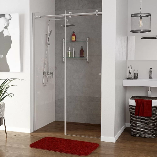 Душевая дверь WasserKRAFT Vils 56R13 110 стекло прозрачное/профиль серебро