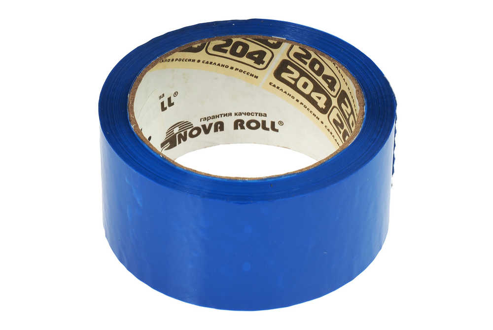 Клейкая лента 48ммх66м синяя Нова Ролл 204"
