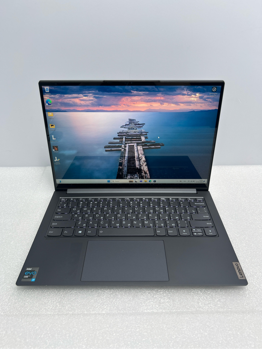 Ноутбук Lenovo Yoga Slim 7 Pro 14IHU5 (82NC006LRU) 14"/Intel Core i7-11370H/RAM 16GB/SSD 1024GB/Intel Iris Xe Graphics/IPS/2880*1800/Windows 11/Подсветка кл-ры: LED/черный. Состояние: B1